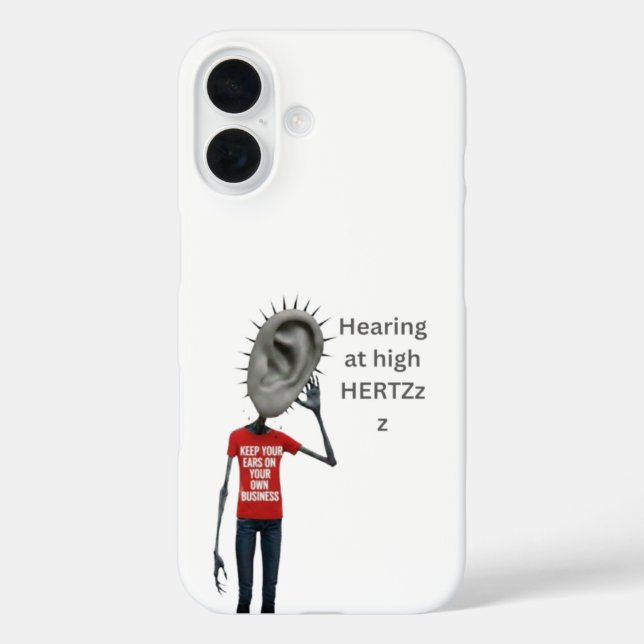 Funda iPhone 16 Keep your ears on your own business (Reverso )
