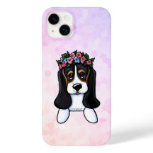 KiniArt Basset Flower Girl