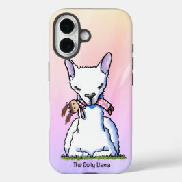 Funda iPhone 16 KiniArt Dolly Llama