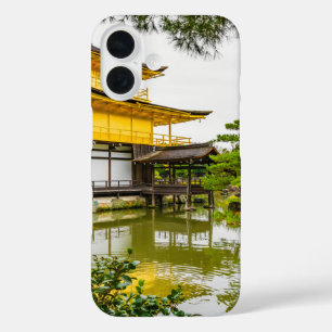 Funda iPhone 16 Kinkaku-ji, el pabellón dorado, Kioto
