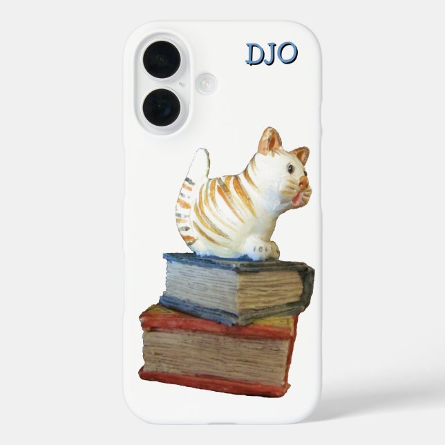 Funda iPhone 16 Kitty on Books quiere que le leas (Reverso )