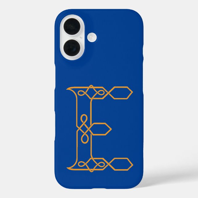 Funda iPhone 16 Knot celular personalizado E (Reverso )