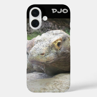 Funda iPhone 16 Komodo Dragon Face