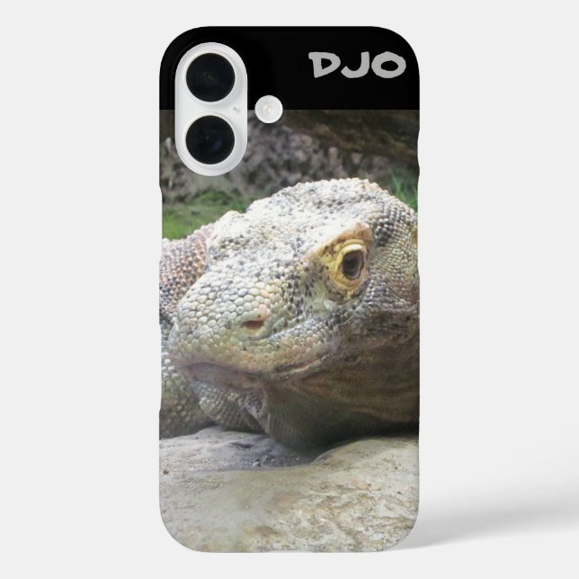 Funda iPhone 16 Komodo Dragon Face (Reverso )