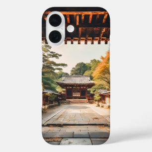 Funda iPhone 16 Komorebi - El templo bañado por el sol