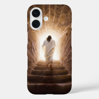 Funda iPhone 16 La Ascensión - Jesús entrando a la luz