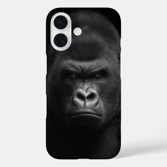 Funda iPhone 16 La Cara de Gorila (Reverso )