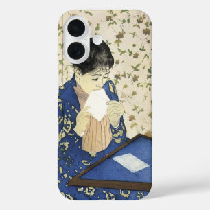 Funda iPhone 16 La carta de Mary Cassatt, Impresionismo antiguo