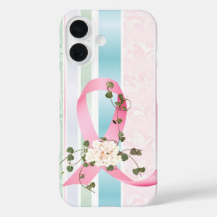 Funda iPhone 16 La cinta rosa con hiedra