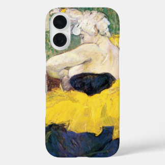 Funda iPhone 16 La Clownesse (Payaso) Cha-U-Kao por Toulouse Lautr