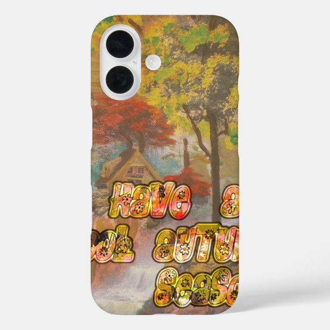 Funda iPhone 16 La cosecha de Guay Hakuna Matata tiene un Autum Se (Reverso )