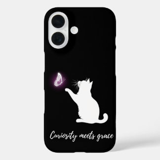 Funda iPhone 16 La curiosidad se encuentra con la gracia