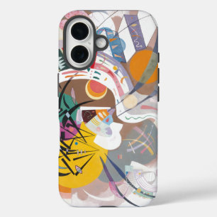 Funda iPhone 16 La curva dominante de Kandinsky resume pintura de 