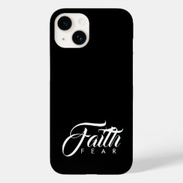 Funda iPhone 16 La fe sobre el miedo negro