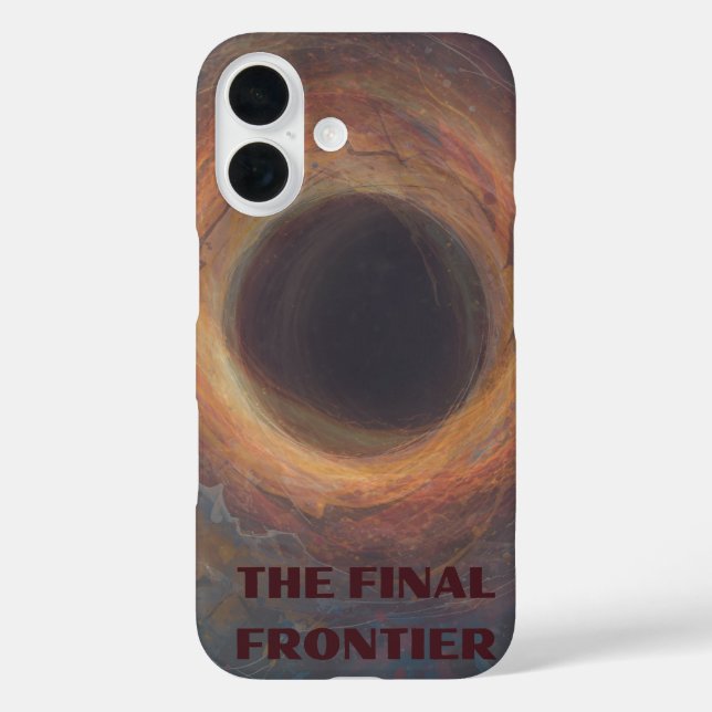 Funda iPhone 16 La frontera final Agujero Negro (Reverso )