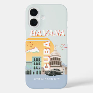 Funda iPhone 16 La Habana Cuba Viaje por arte