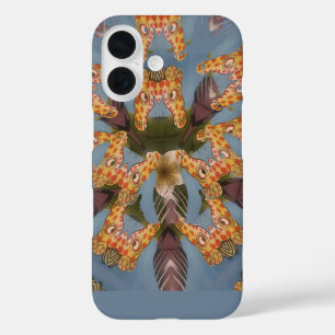 Funda iPhone 16 La jirafa de Kaleidoscope Mandala: Resumen de arte