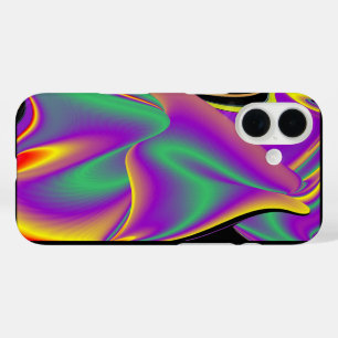 Funda iPhone 16 La magia de los colores abstracta el arte pluviomé