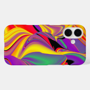 Funda iPhone 16 La Magia de los Colores Abstracto 3D Rainbowart