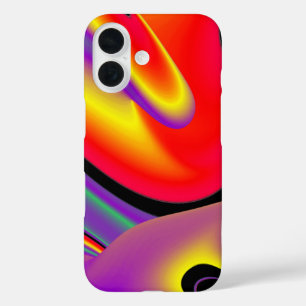 Funda iPhone 16 La Magia de los Colores Abstracto 3D Rainbowart