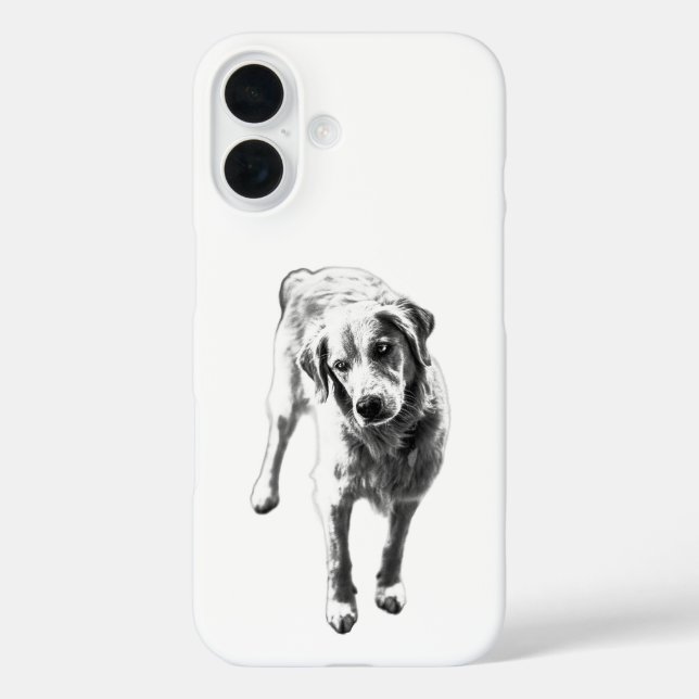 Funda iPhone 16 La mirada fiel en octubre (Reverso )