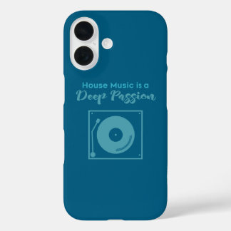 Funda iPhone 16 La música house es una profunda pasión