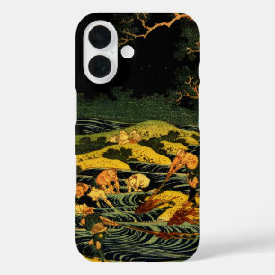 Funda iPhone 16 La pesca a la luz de las antorchas en la provincia