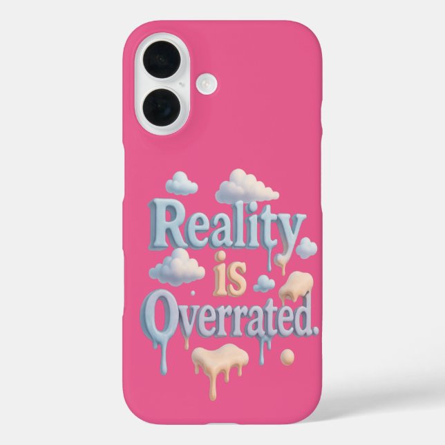 Funda iPhone 16 "La realidad está sobrevalorada" - Estética de Dre (Reverso )