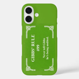 Funda iPhone 16 la regla 99 de Gibbs