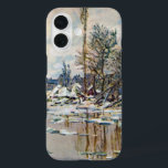 Funda iPhone 16 La rotura del hielo por Claude Monet<br><div class="desc">La rotura del hielo (1880) por Claude Monet es una pintura de arte fino impresionista vintage que presenta el hielo rompiéndose en el río Sena cerca de Vétheuil, al oeste de París, Francia. Sobre el artista: Claude Monet (1840-1926) fue un fundador del movimiento de pintura impresionista francés con la mayoría...</div>