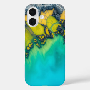 Funda iPhone 16 La serenidad oceánica: Una capa marina calmante