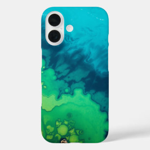Funda iPhone 16 La serenidad oceánica: Una capa marina calmante