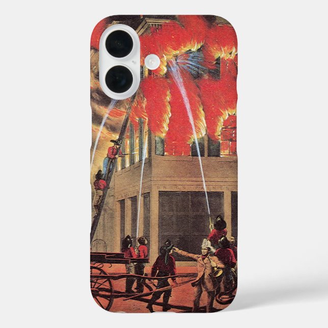 Funda iPhone 16 La vida de un bombero, un veterano bombero (Reverso )