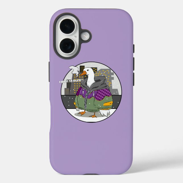 Funda iPhone 16 ¡la vida es un pato! (Reverso )