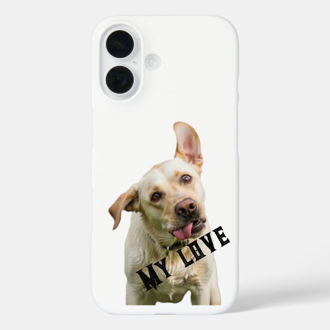 Funda iPhone 16 Labrador Retriever case phone  (Reverso )