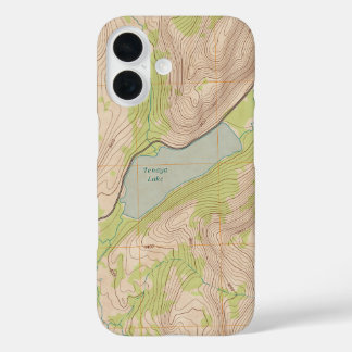 Funda iPhone 16 Lago Tenaya, Mapa Topográfico Yosemite