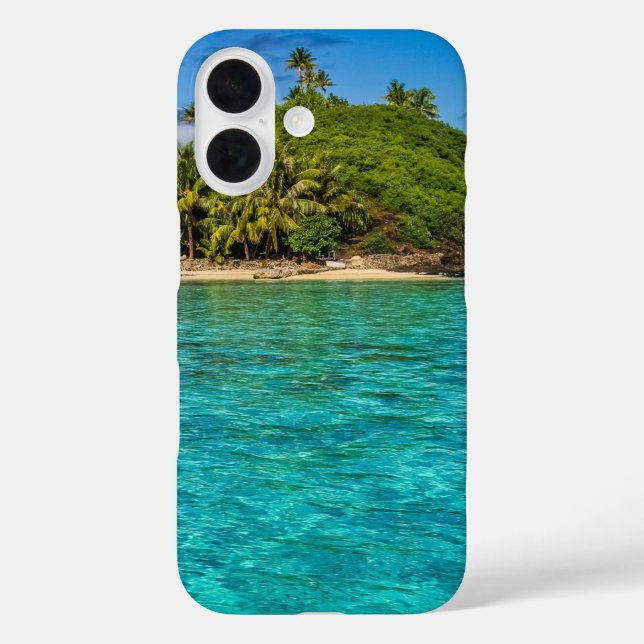 Funda iPhone 16 Laguna de Bora Bora (Reverso )