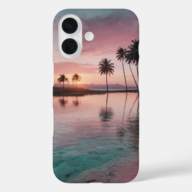 Funda iPhone 16 Laguna Sunrise (Reverso )