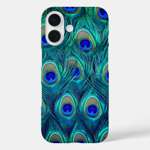 Funda iPhone 16 Las plumas de los pavos reales
