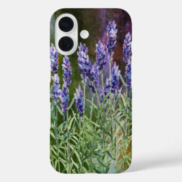 Funda iPhone 16 Lavanda pintada con acuarelas