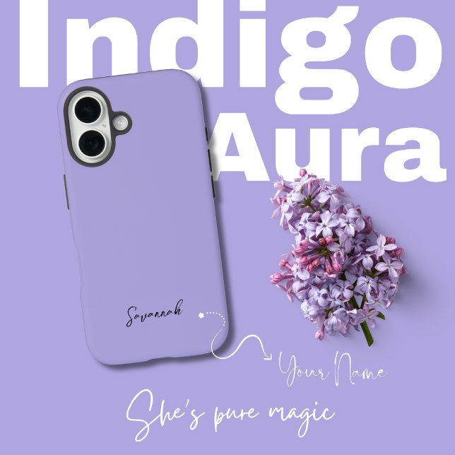 Funda iPhone 16 Lavanda púrpura Lilac estético (Subido por el creador)