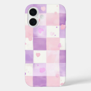 Funda iPhone 16 Lavender Quilt