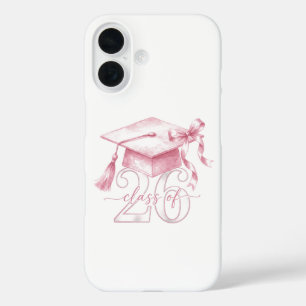 Funda iPhone 16 Lazo Coqueto Rosa Clase Superior de 2026 Chica Sup