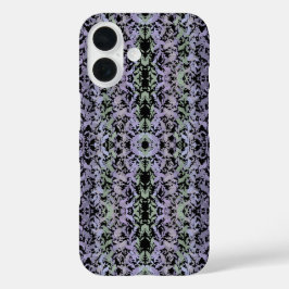 Funda iPhone 16 Leafy Creeping Vine Drawing Pattern With Pastels