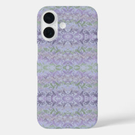 Funda iPhone 16 Leafy Creeping Vine Drawing Pattern With Pastels