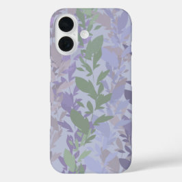 Funda iPhone 16 Leafy Creeping Vine Drawing Pattern With Pastels