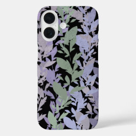Funda iPhone 16 Leafy Creeping Vine Drawing Pattern With Pastels