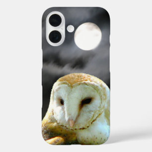 Funda iPhone 16 Lechuza Barn Luna Llena