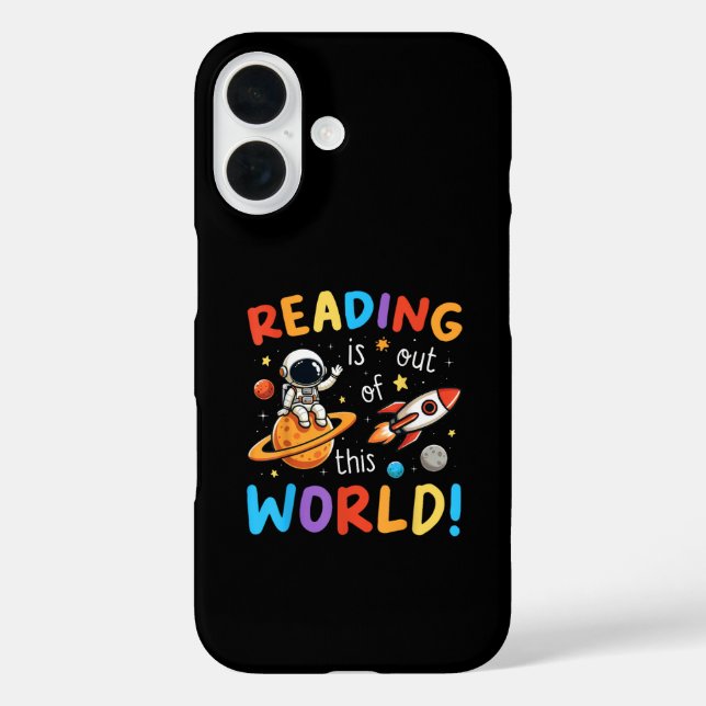 Funda iPhone 16 Leer está fuera de este espacio mundial (Reverso )