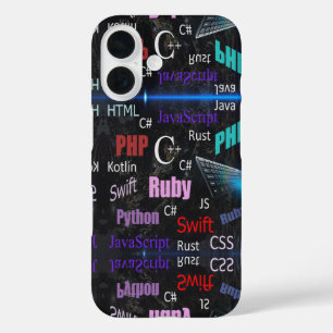 Funda iPhone 16 Lenguas de programación